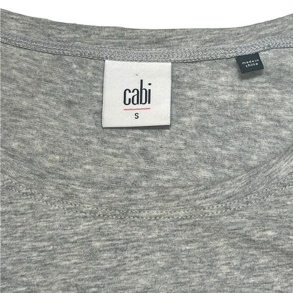 Cabi Everyday Mini Dress Ruched Crew Neck Gray Sleevless Tank Stretch Size Small - Picture 8 of 15